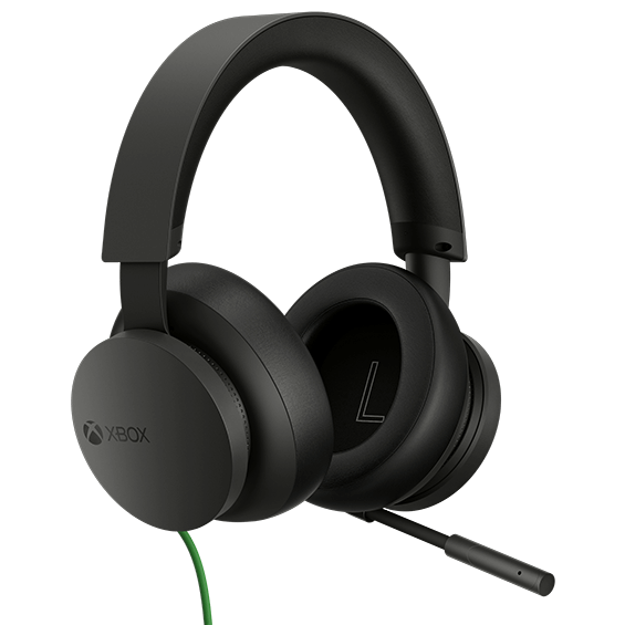 Front angle product photo of Xbox Stereo headset